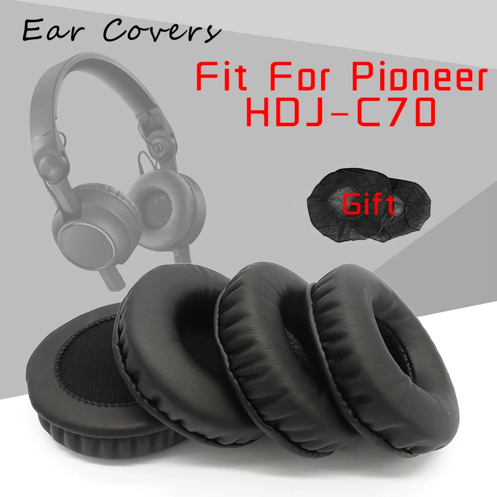 Ohr Pads Für Pioneer HDJ-C70 HDJ C70 Kopfhörer Ohrpolster Ersatz Headset Ohr Pad PU Leder Schwamm Schaum