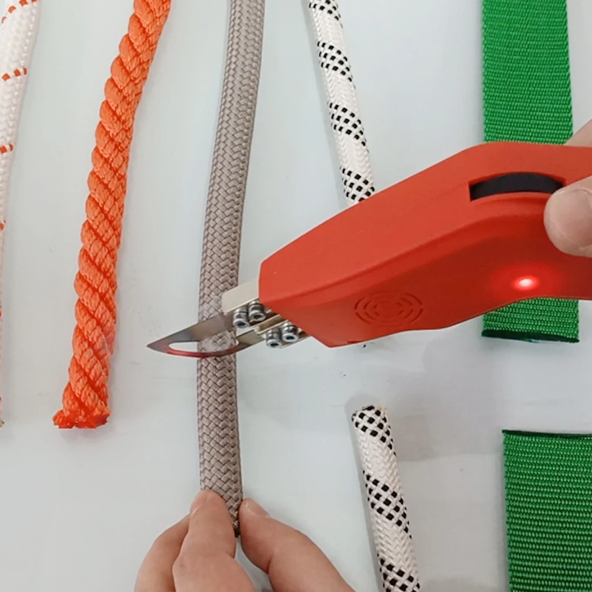 ไฟฟ้าความร้อนมีดผ้าร้อนตัดผ้าม่านพรมเชือกไฟฟ้า Webbing ตัดเครื่องมือความร้อนมีด