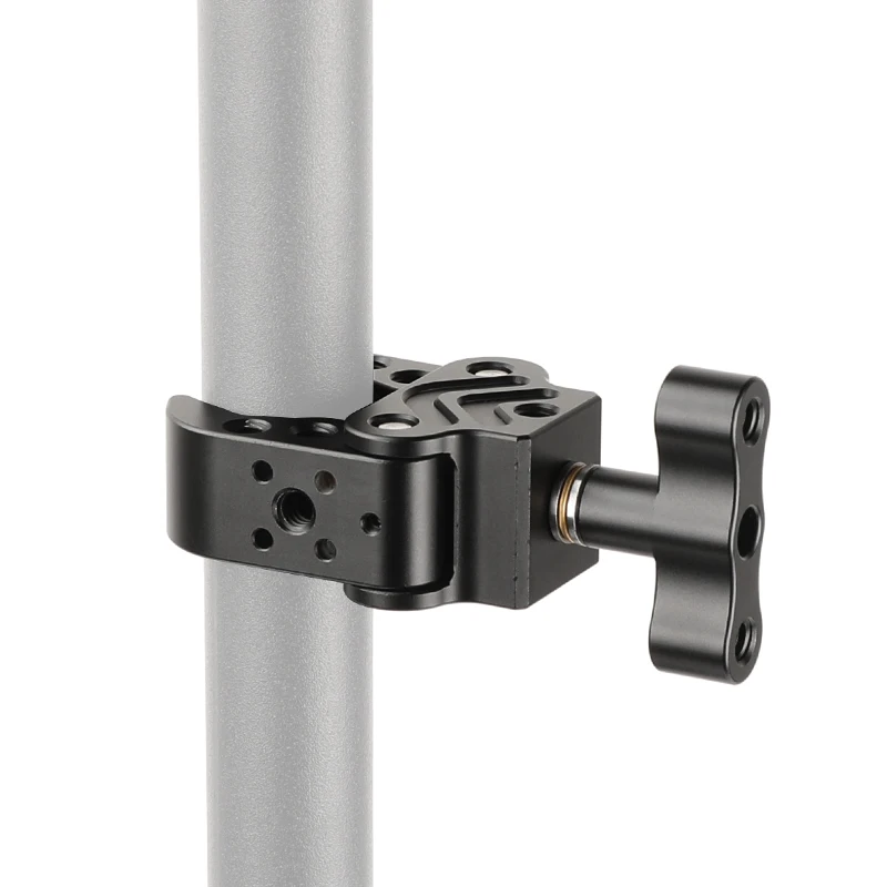 HDRIG Universal Super Crab Lock-uchwyt zaciskowy z punktami montażowymi 1/4 "-20 do montażu ekran aparatu LED Light Mic