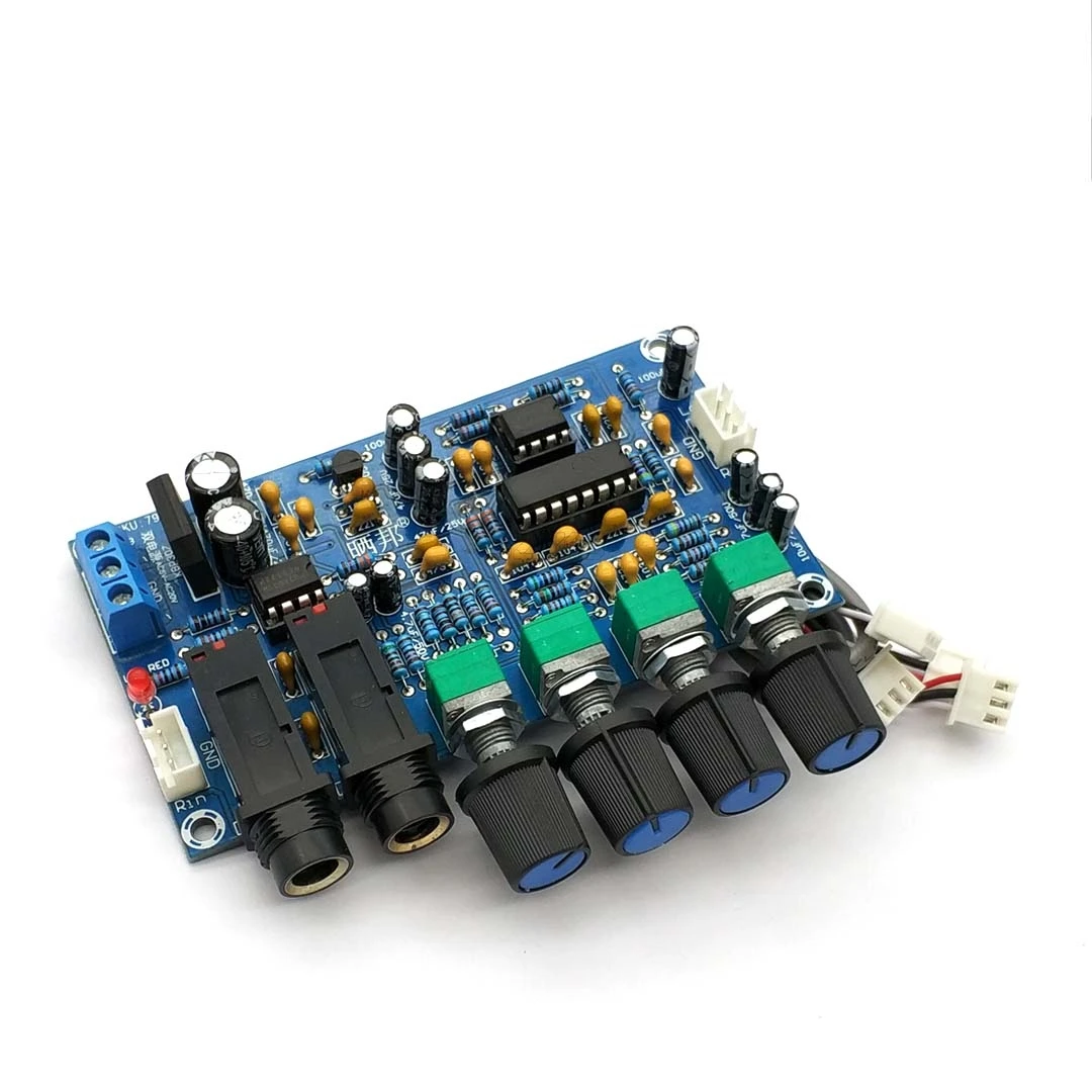 PT2399 Digital Microphone Amplifier Board Karaoke Reverberation Board Karaoke OK Amplifier Module Dual AC12V