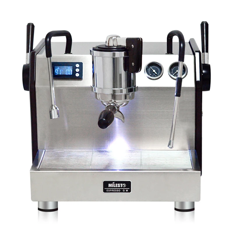 EM-40 Semi-Automatic Espresso Coffee Machine Double Boiler Rotary Pump Commercial Stainless Steel Coffee Machine