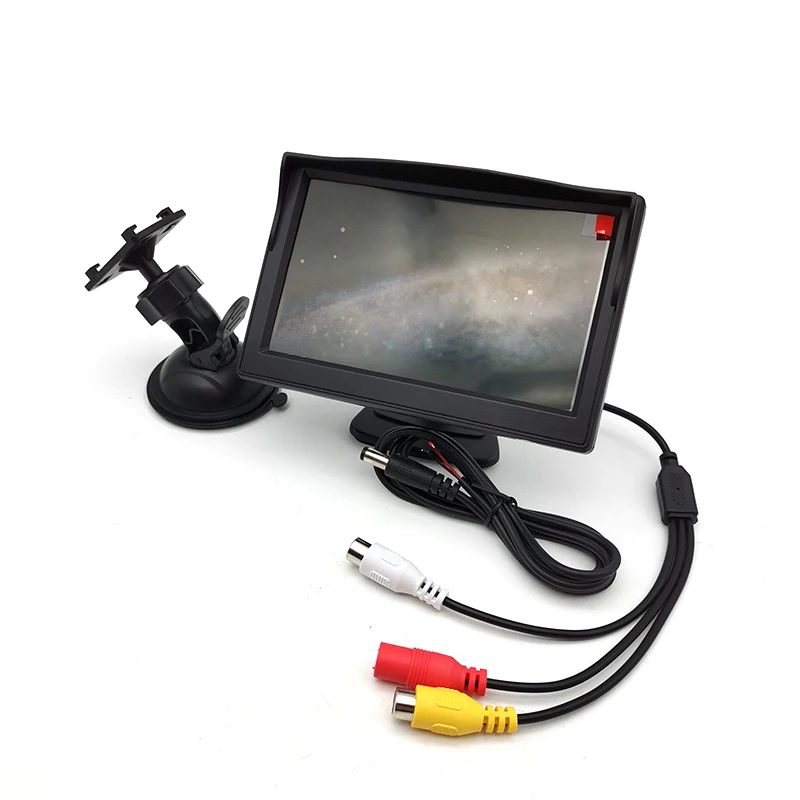 

5 Inch Car Monitor LCD HD Digital 2 Way Video Input For Reverse Rear View Camera DVD VCD