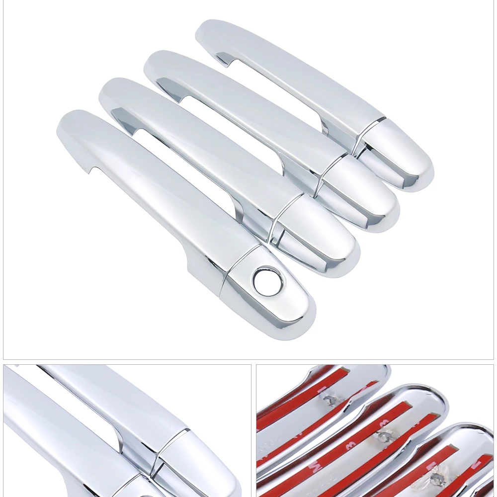 for Toyota Passo M600 600 AC30 30 2011~2015 2012 2013 2014 Chrome Door Handle Cover Car Accessories Stickers Trim Set of 4Door