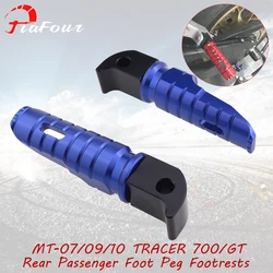 FIT For MT-10 SP MT-09 SP Tracer 900 MT-07 Tracer 700 GT Tracer 7 GT FZ-07 Rear Footrests Footpegs Foot Pegs Pedals