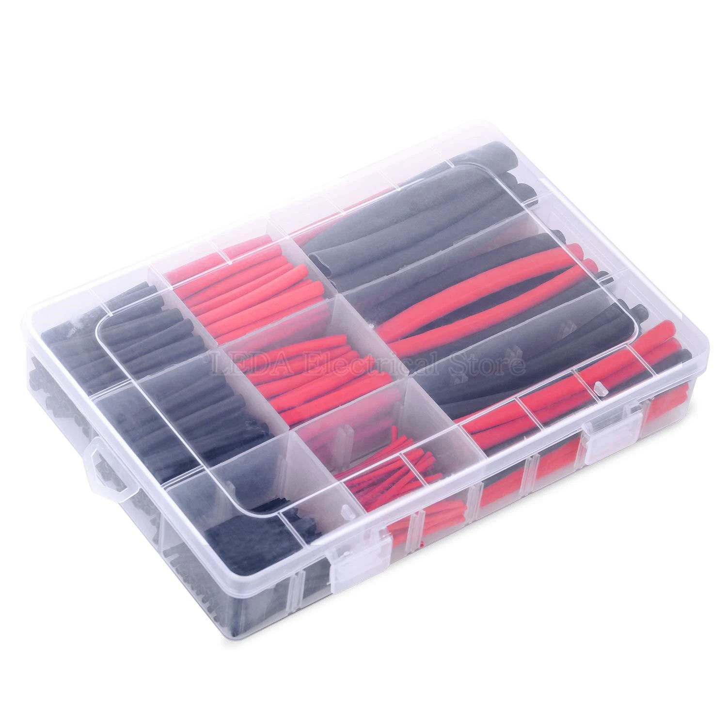 270Pcs 3:1 Red Black Heat Shrink Tubing Wire Cable Sleeve Dual Wall Adhesive Lined Weatherproof Tube 6 Size Kit Shrinkable Tube