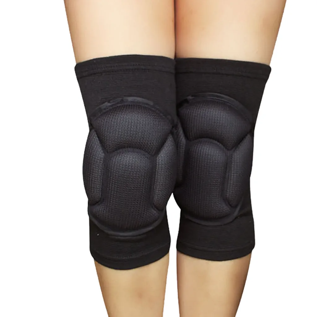 2PCS Sponge Kneepad Anti-collision And Anti-skid Kneepad Dance Kneepad Adult Kneepad Football Brace Support Elbow Protect