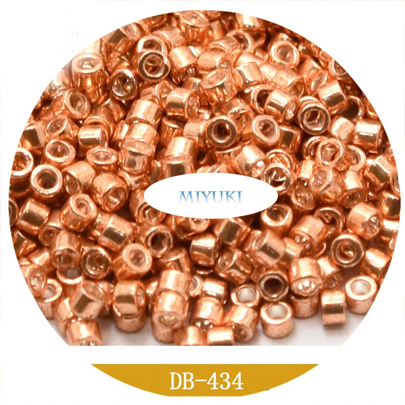 Miyuki  Imported From Japan Lucky DB11/0 Metallic Series1.6mm Delica Beads 10G Pack  Glass Beads