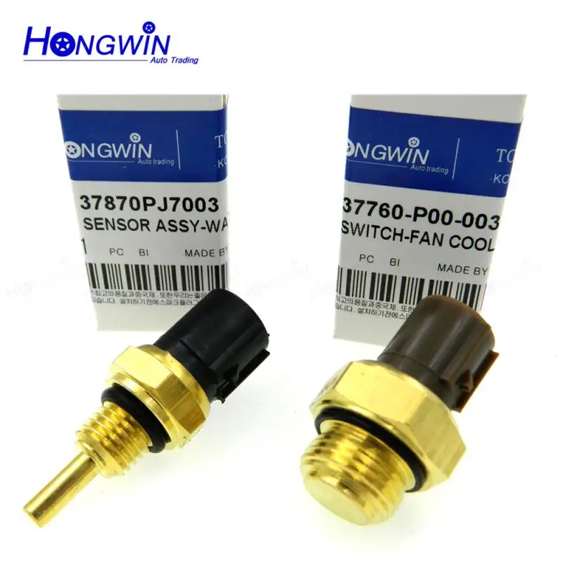 

2OEM cooling fan switch and coolant temperature sensor 37760-p00-003 37870-pj7-003 37760p00003 37870pj7003