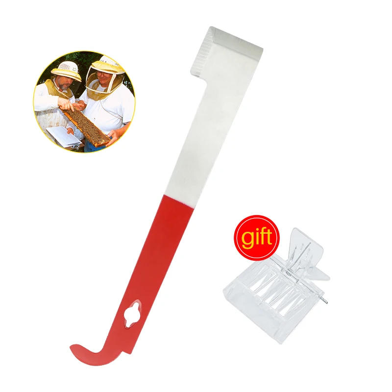 1 Pcs Beehive Scraper Stainless Steel Bee Hive Hook Multifunctional Beekeeping Tool J Shape Hook Beekeeper Cleaning Knife Tool