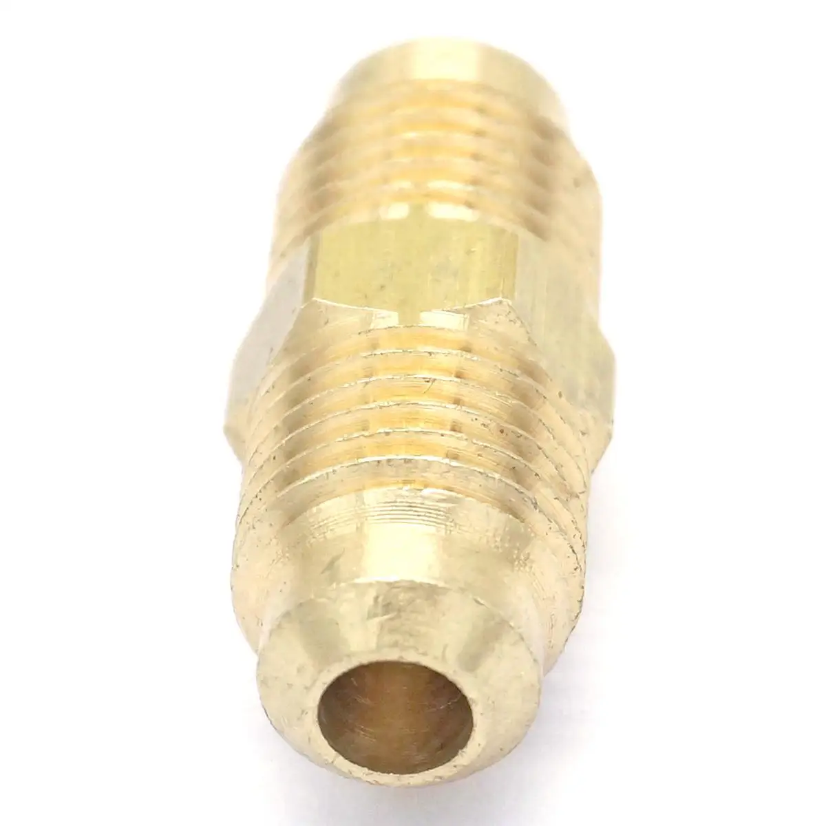 Fit Rohr OD 1/4 "Gerade Messing SAE 45 Grad Rohr Fitting Adapter Anschlüsse 1000PSI