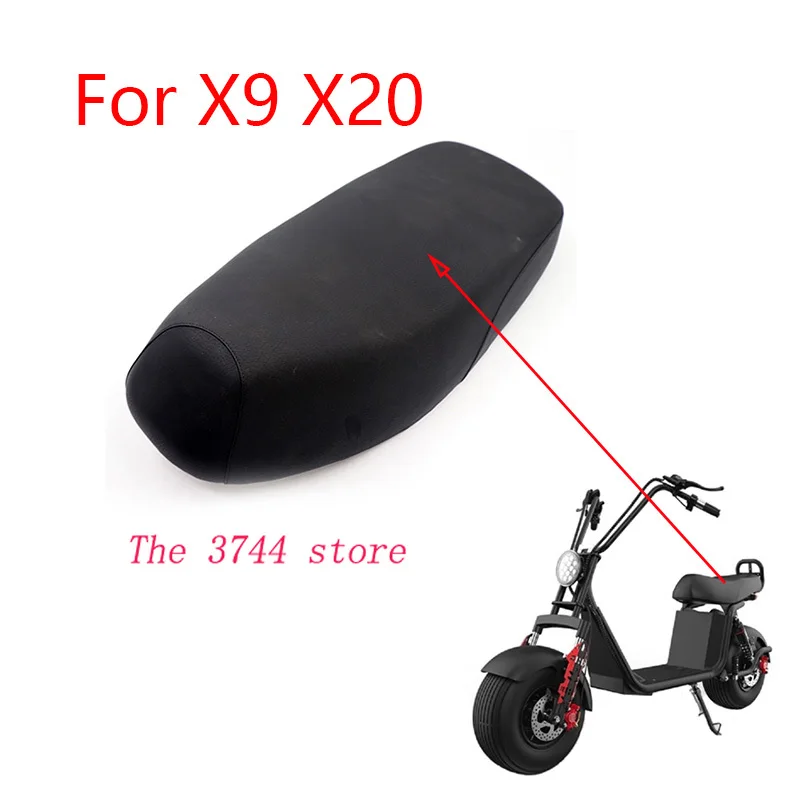 Double Seat Cushion Large    Flat Soft  For X9 X20 Citycoco Electric Scooter Harley   Accessories