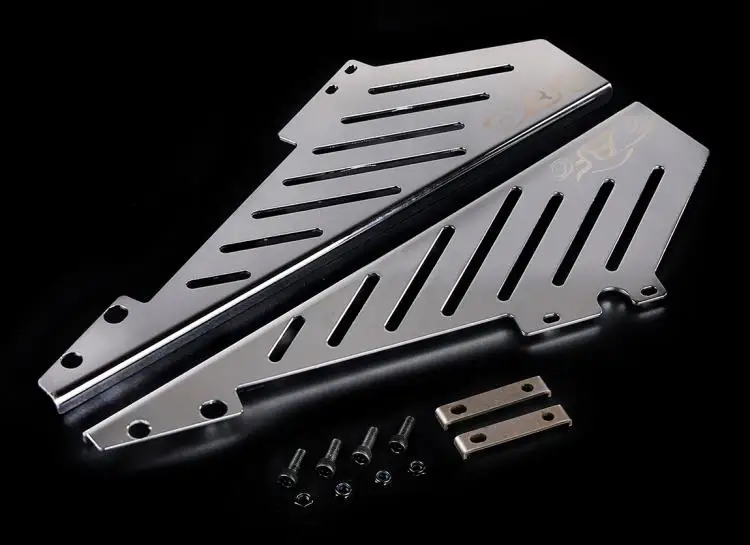 CNC processed aluminum alloy side panel kit winglet for 1/5 ROFUN HPI BAJA 5B