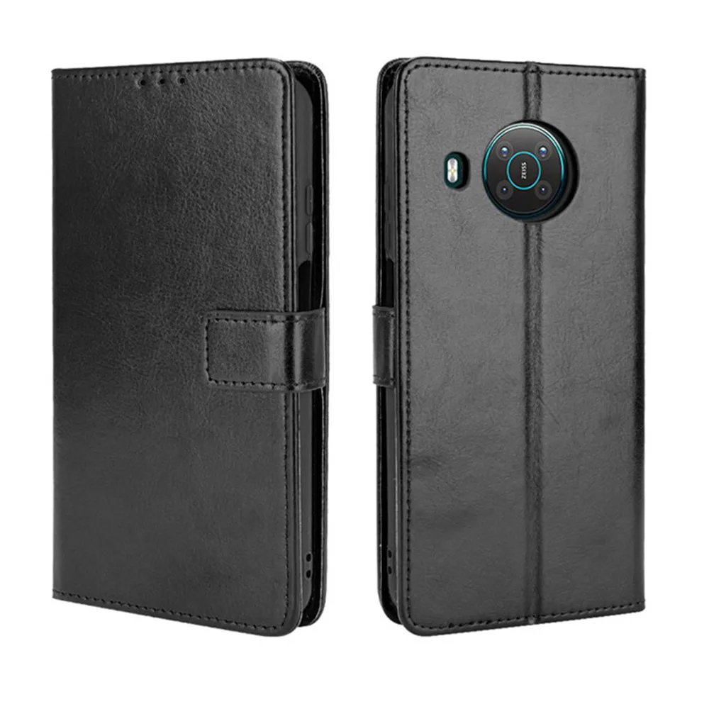 For Nokia X10 Case Luxury Flip PU Leather Wallet Lanyard Stand Case For Nokia X20 X 10 X 20 NokiaX10 NokiaX20 Phone Bags