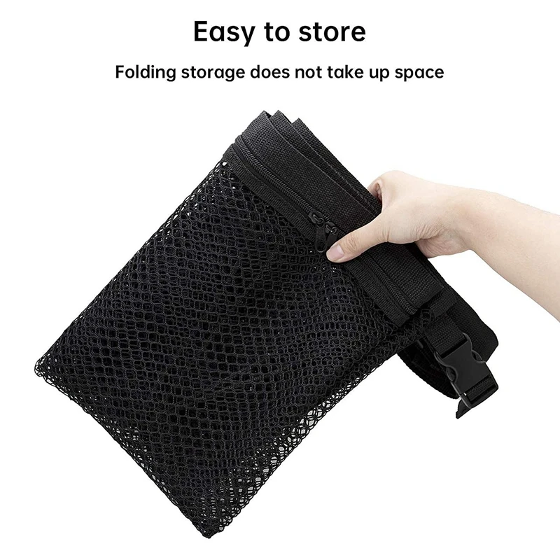 Car Ceiling Storage Net Pocket Roof Interior Cargo Net Bag Car Trunk Storage Pouch Sundries Storage Organizer Black