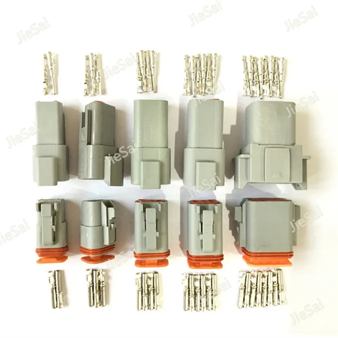 Deutsch connector DT Series Connector Waterproof Electrical Plug DT06/DT04 2/3/4/6/8 Pin Engine/Gearbox For Car Bus Motor Truck