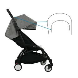 Baby Stroller Awning Support Rod Suitable For Yoya Chbaby Series Or Similar Pushchair Stroller Sunshade Roof Support Bar