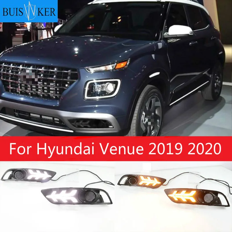 

LED DRL Daytime Running Light For Hyundai Venue 2019 2020 Car-styling