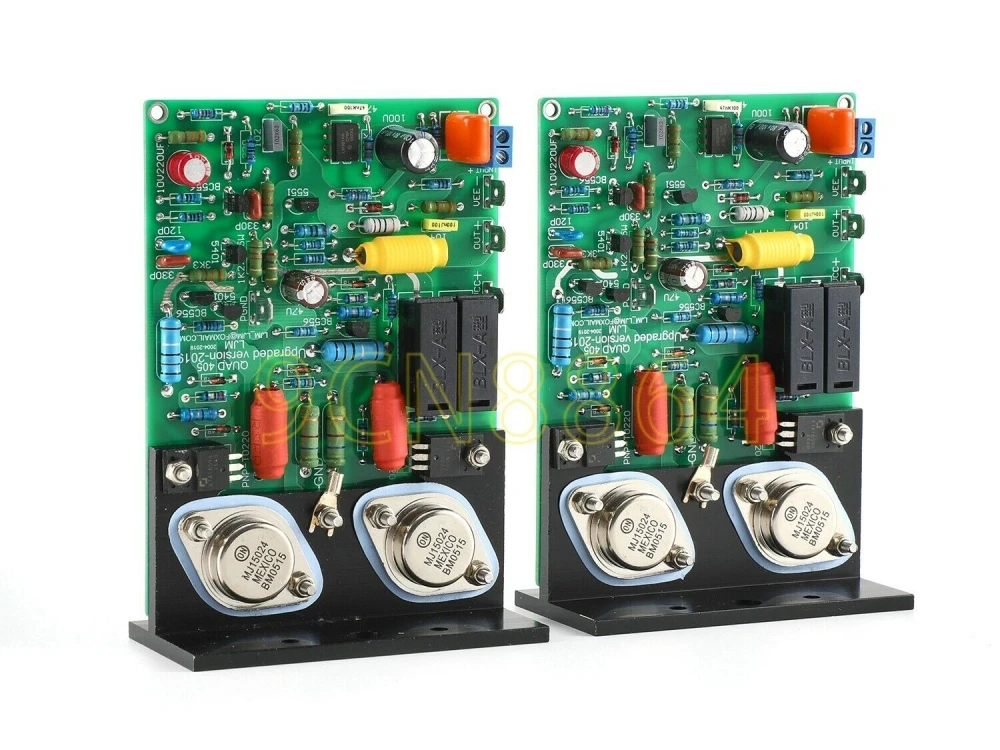 Satu Pasang QUAD405 CLONE Power Ampifier Kit/Papan Amplifier 100W + 100W