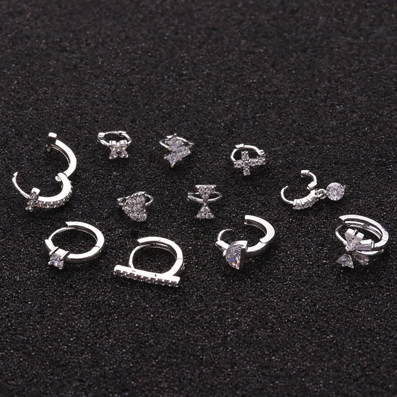 1-pcs-na-moda-bonito-pequeno-circulo-orelha-aros-manguito-brincos-simples-cor-prata-cruz-coracao-geometrico-micro-pave-cz-cobre-brincos
