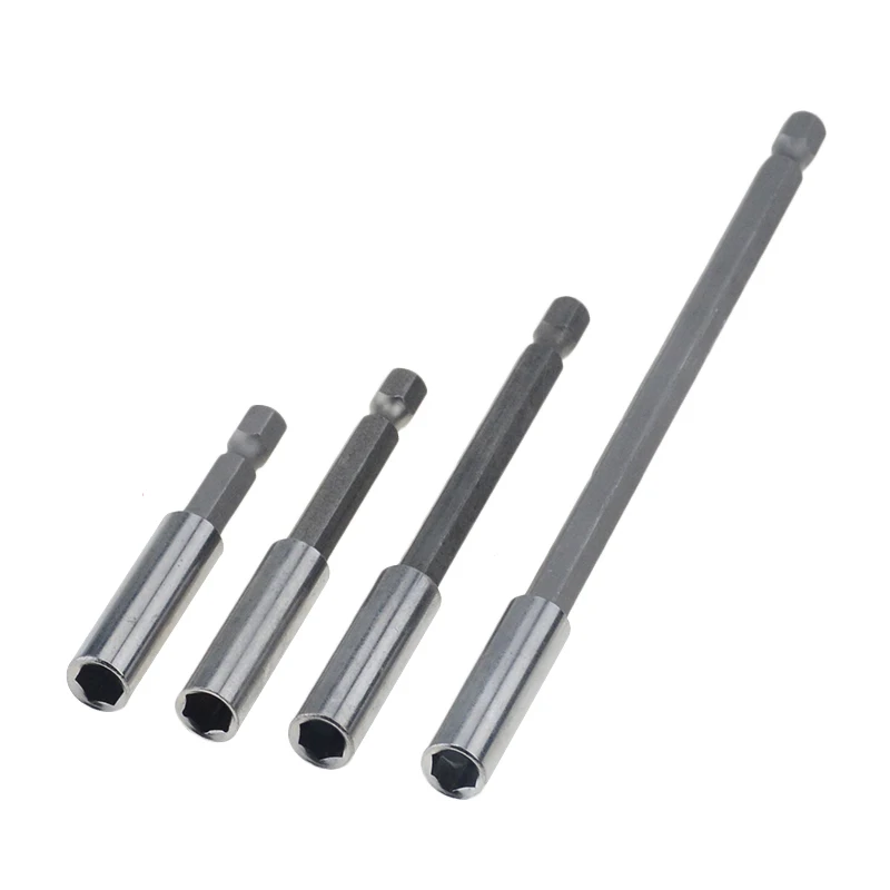 60/100/150/200mm Hex Rod Shank Long Handle Screwdriver Tip Holder Quick Change Hand Tool Socket Extension Bit