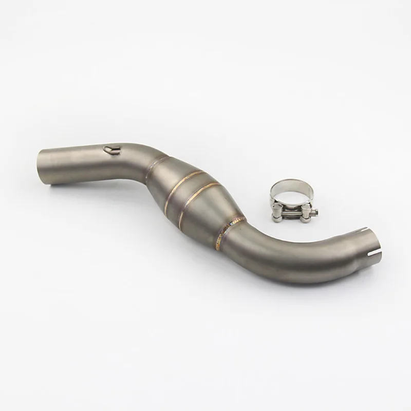 

Escape Motorcycle Exhaust Mid Connect Tube Middle Link Pipe Stainless Steel Exhaust System For Benelli 600 All Years