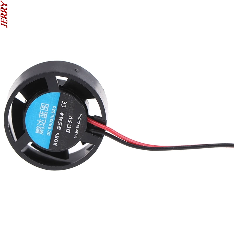 Nuovo 25.5x10mm 5V 9V 12V 24V rotondo Mini ventola di raffreddamento per il radiatore del Computer luce LED