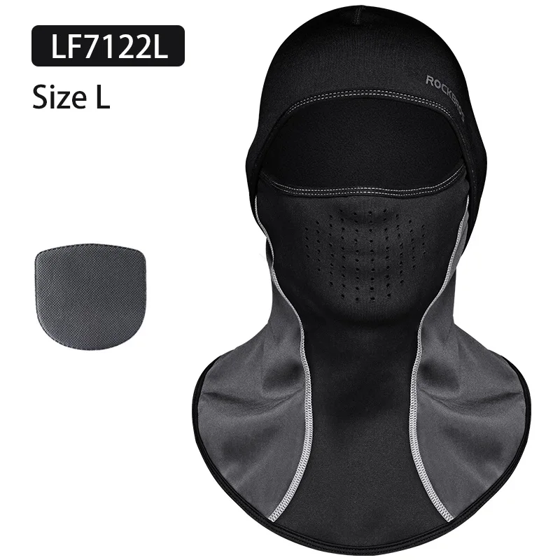 ROCKBROS Winter Gesicht Maske Radfahren Thermal Halbe Gesicht Maske Balaclava Skifahren Lauf Snownboard Sport Hut Maske Hals Wärmer Headwear