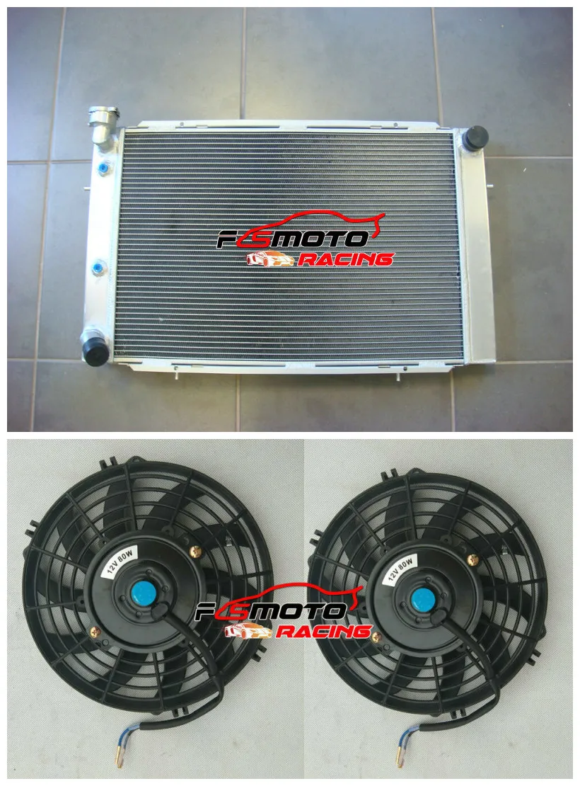 

52mm 3Row Aluminum Radiator+Fan For 1980-1984 Holden WB Statesman Ute Sedan 253 & 308 V8 1980 1981 1982 1983 1984