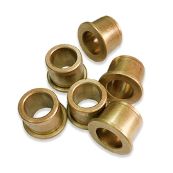 5x ID1/1.5/2/3/4/5/6/8mm OD3.4-10mm Bronze Flanged Bushing Copper Alloy Self-lubricating Sintered Oil-Impregnated Plain Bearing
