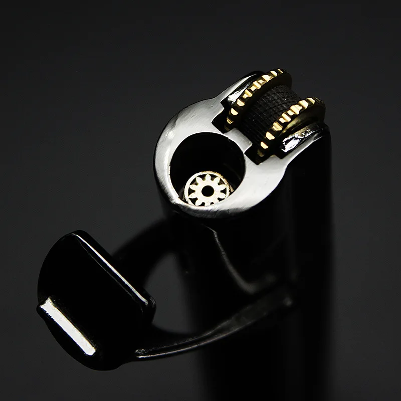 Cigar Jet Torch Lighter Flame Adjustable Grinding Wheel Inflatable Lighters for Cigarette Kitchen