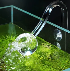 Aquarium Planted Fish Tank Filter Glass Lily Poppy Voilet Inflow Outflow Water Pipe 12/16mm Surface Canister Skimmer