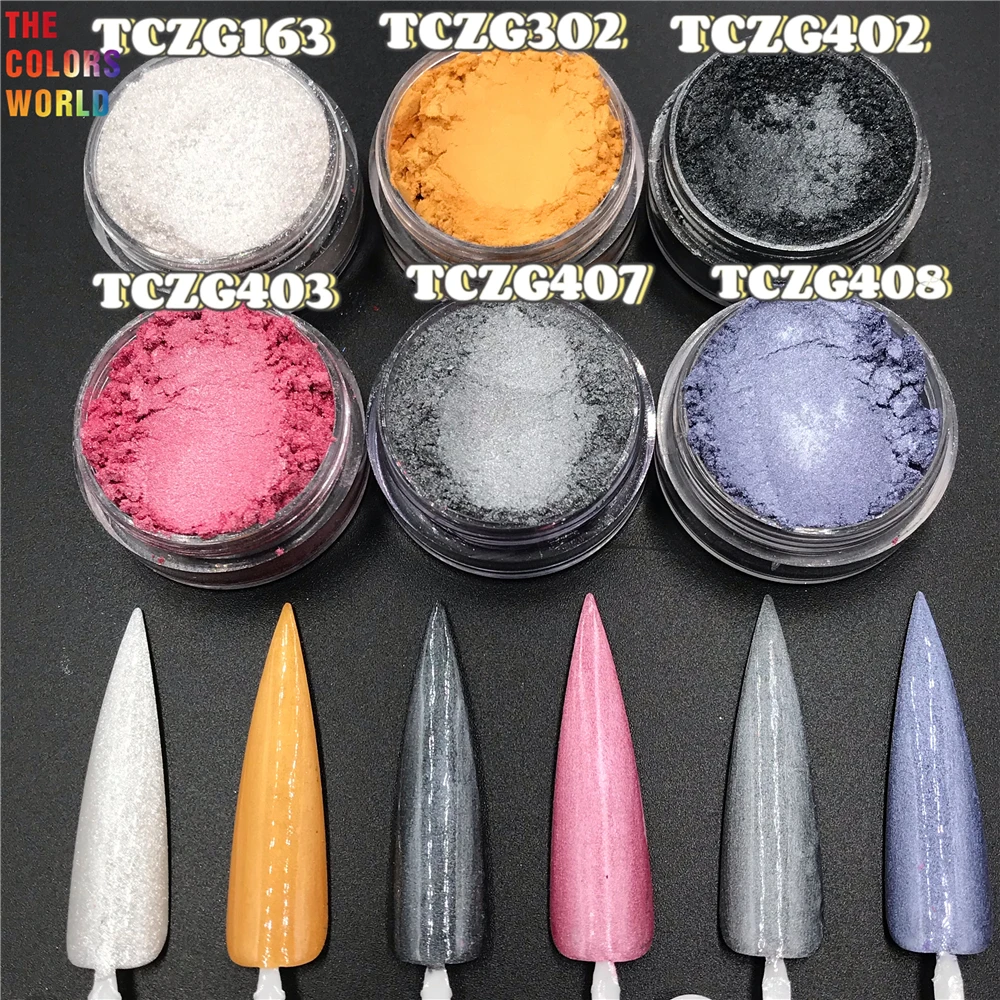 TCT-618 Pearlescent Pigment Powder Nail Art Decoration Nails Gel Manicure ネイル Makeup Eyeshadow Eyeliner DIY Festival Accessories