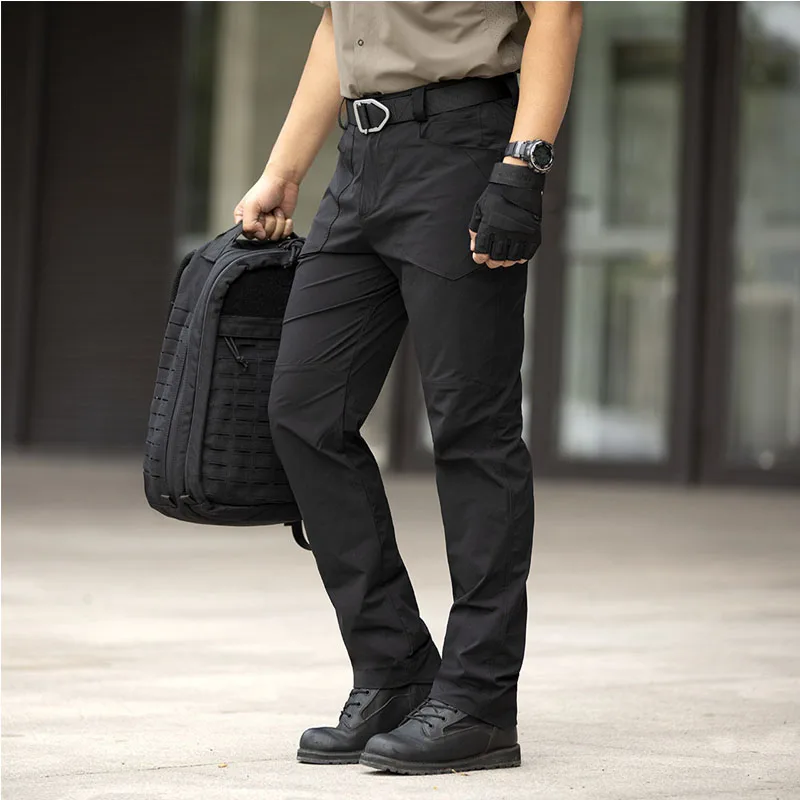 Elasticity Tactical Cargo Pants Men Casual Quick Dry Breathable Trousers Male Hiking Climbing Ultra Light Joggers Mens Pants