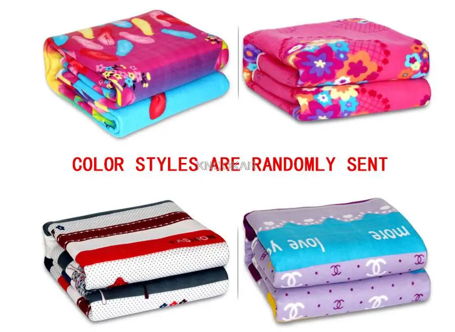 ผ้าห่มไฟฟ้าหนาคู่อุ่นผ้าห่มอุ่น Thermostat ความร้อนผ้าห่มไฟฟ้าเครื่องทำความร้อน