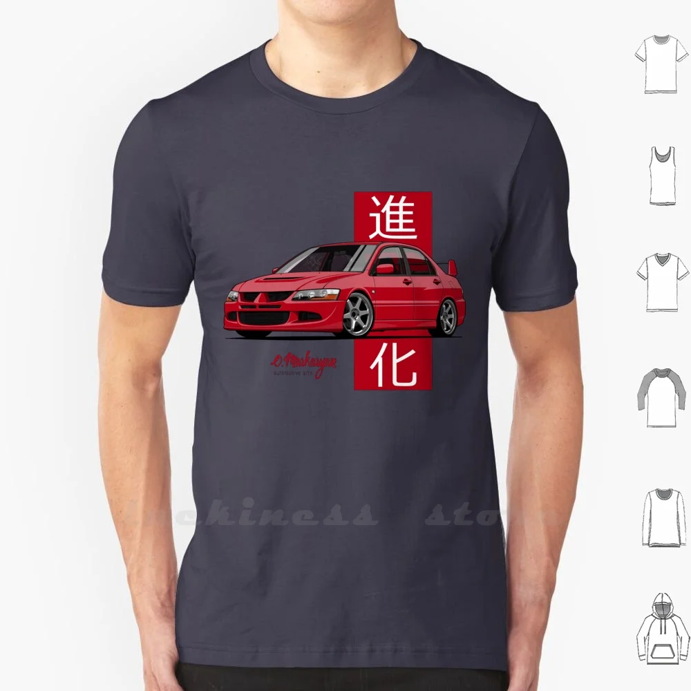 

Lancer Evolution Viii ( Red ) T Shirt Big Size Mitsubishi Cars Automotive Auto Japan Jdm Mitsubishi Lancer Evolution Viii Evo