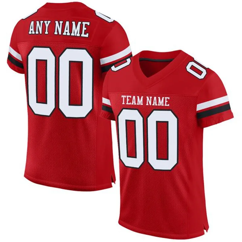 Fashion Personalized Football Jersey Stitch Team Name,Number Stretch Football Game Athletic Uniform for Adults/Kids Big size