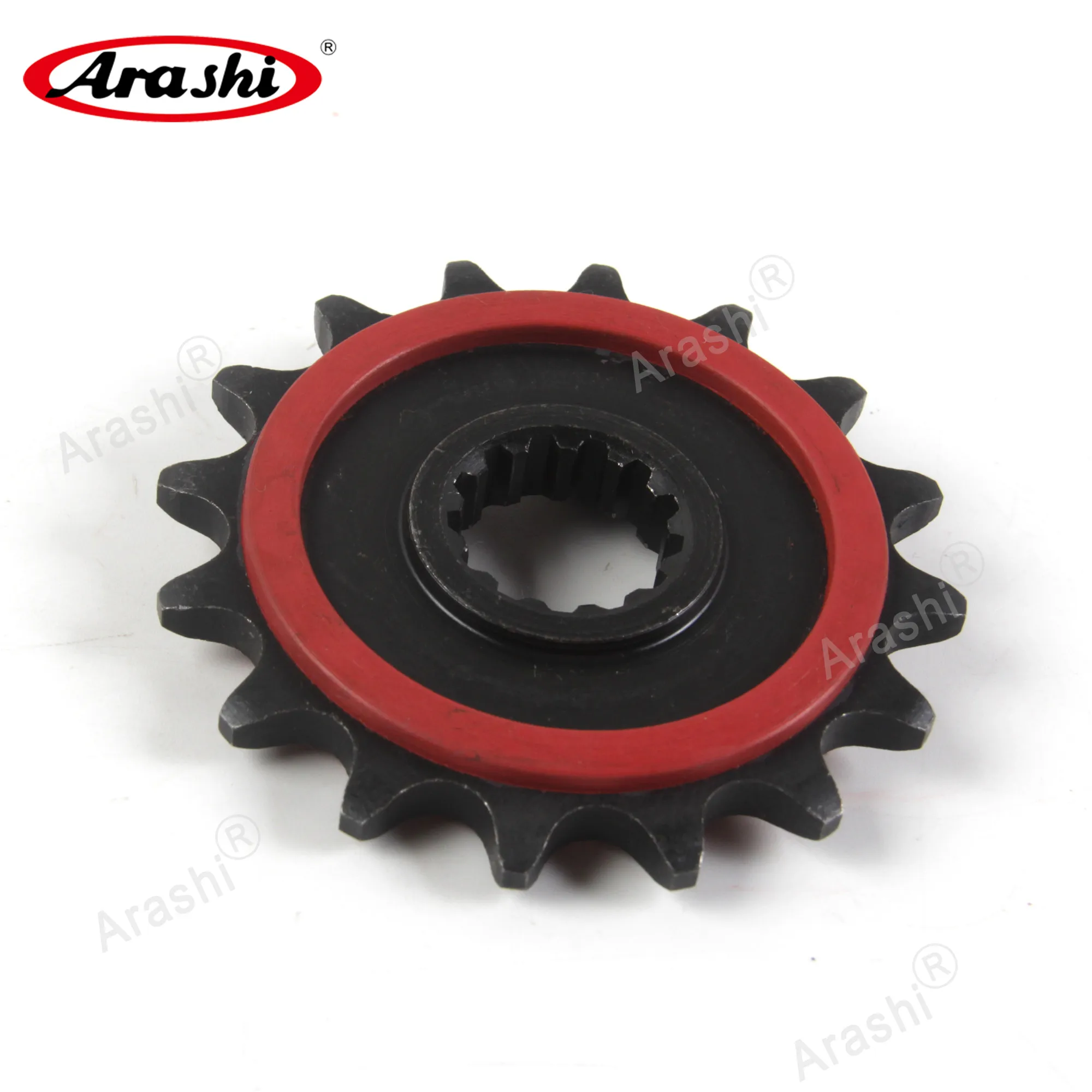 Arashi 16T Rubber Cushioned Front Sprocket For YAMAHA XJ6 Diversion / F / ABS 2009 2010 2011 2012 2013 2014 2015 Chain Sprockets