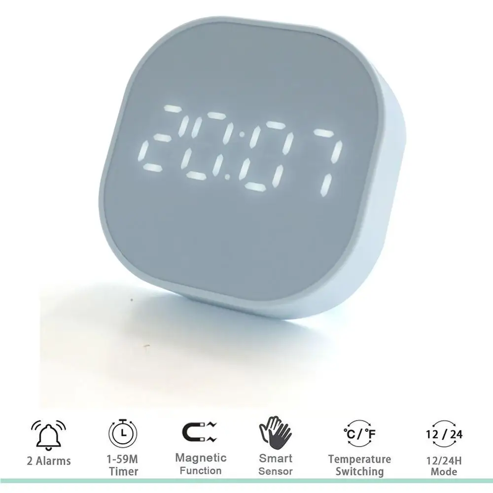 LED Digital Kitchen Timer For Cooking Shower Study Stopwatch Alarm Clock Magnetic Electronic Cooking Countdown Time Timer