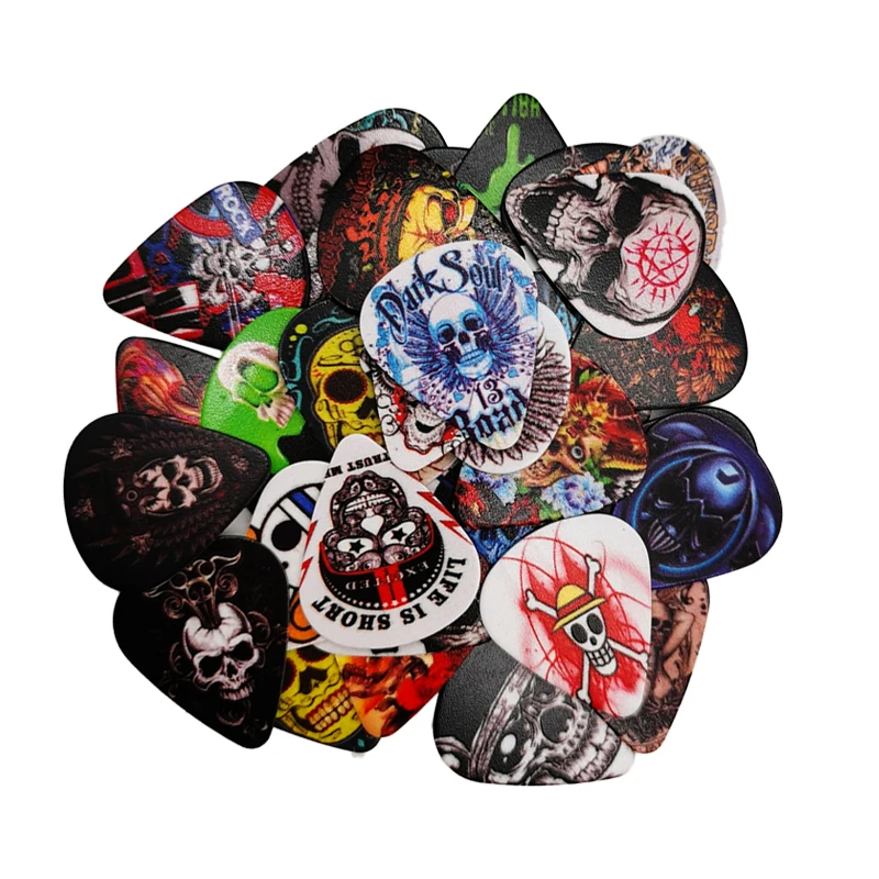 Acouway 10 Pieces ABS Electric Guitar Picks Acoustic Music Pick Mediator Thickness 0.46 /0.71/0.96MM