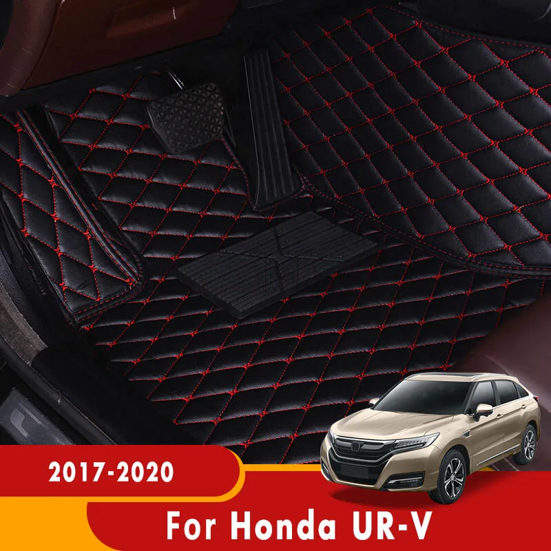 

For Honda UR-V URV UR V 2017 2018 2019 2020 Car Floor Mats Auto Interiors Carpets Waterproof Decoration Foot Pads Covers Rugs