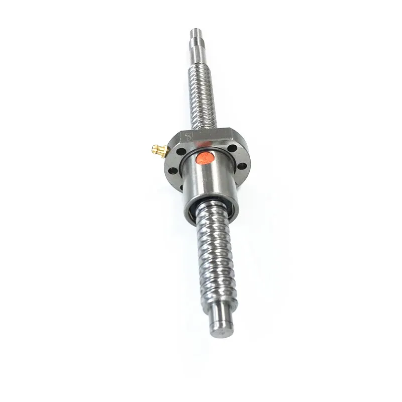 RM2505 BallScrew SFU2505 200 - 2550 mm 25mm ball screw C7 with 2505 2510 flange Single / Double Nut BK/BF20 end machined for cnc