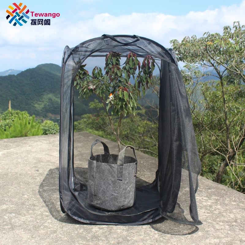 

Tewango Multifunction Foldable Pest Control Mesh Net Plant Cover Butterfly Habitat Cage Insect Breeding With Zipper