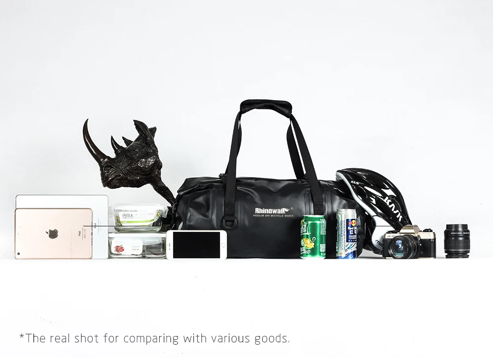 Rhino walk 20l fahrrad tasche wasserdicht mtb fahrrad koffer tasche hinten reisegepäck träger tragbarer sattels itz radfahren acessoriy – Detail 6