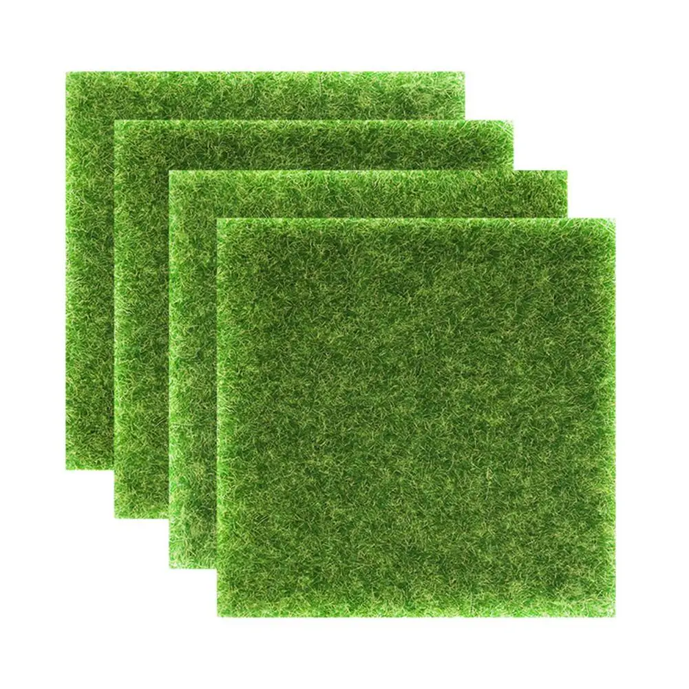 Artificial Grass Garden Landscape Grass Turf Indoor Lawn Balcony Synthetic Grass Mat for Courtyard Indoor Home Decor