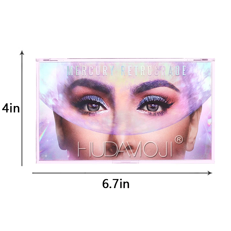 18 color eye shadow plate sequins pearl no dizzy makeup mercury makeup Waterproof Eyeshadow Palette Cosmetic