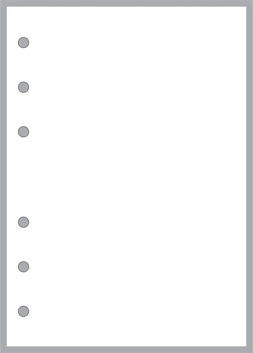 A5/A6 6 Fori Planner/Organizzatore Ricariche Set, Ricariche Per Confezione, 90 pagine/45 Lenzuola Per Voce (Governato Ricariche)