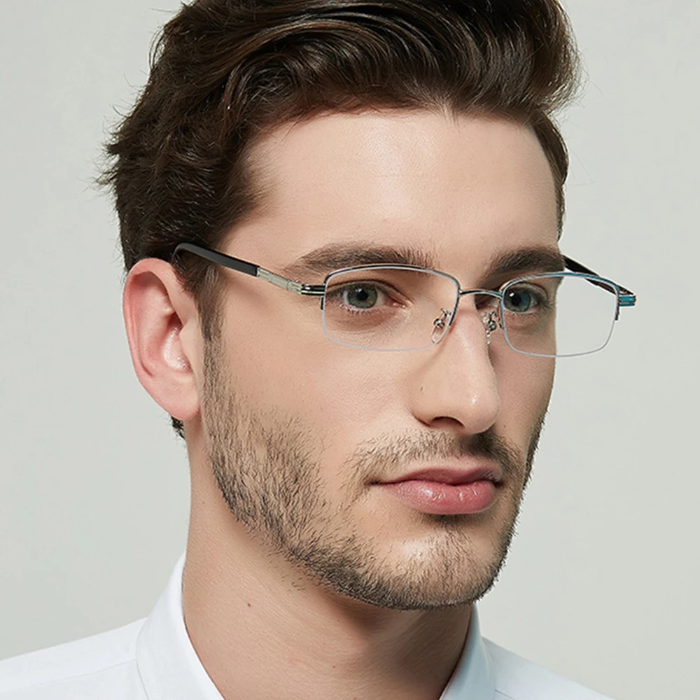 

CLARA VIDA Blu-ray Proof Men and Women Business Reading Glasses Metal High Quality +1.0 +1.5 +2.0 To +4.0