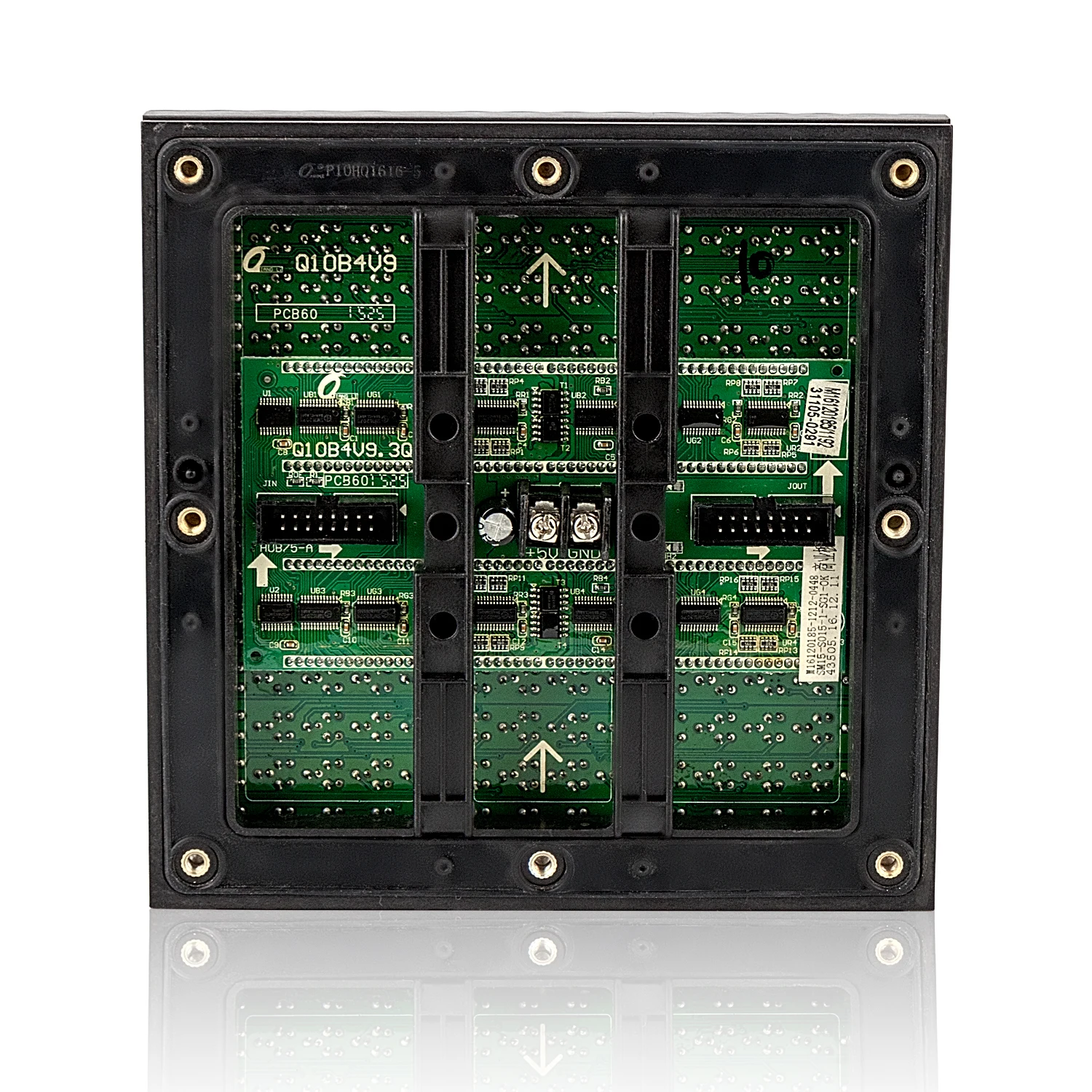 Signe vidéo polychrome P10 rvb 160*160mm, Mode de balayage 1/4, Module étanche Programmable pour l'extérieur