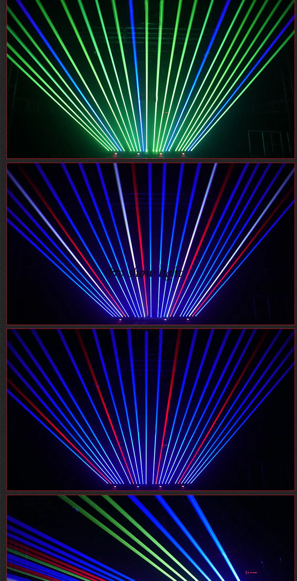 Laser Moving Bar 6X500mW 6 Eyes RGB 3IN1 Stage Effect Bar Beam Moving Head Light DJ Party Disco Wedding Stage DMX Control Laser