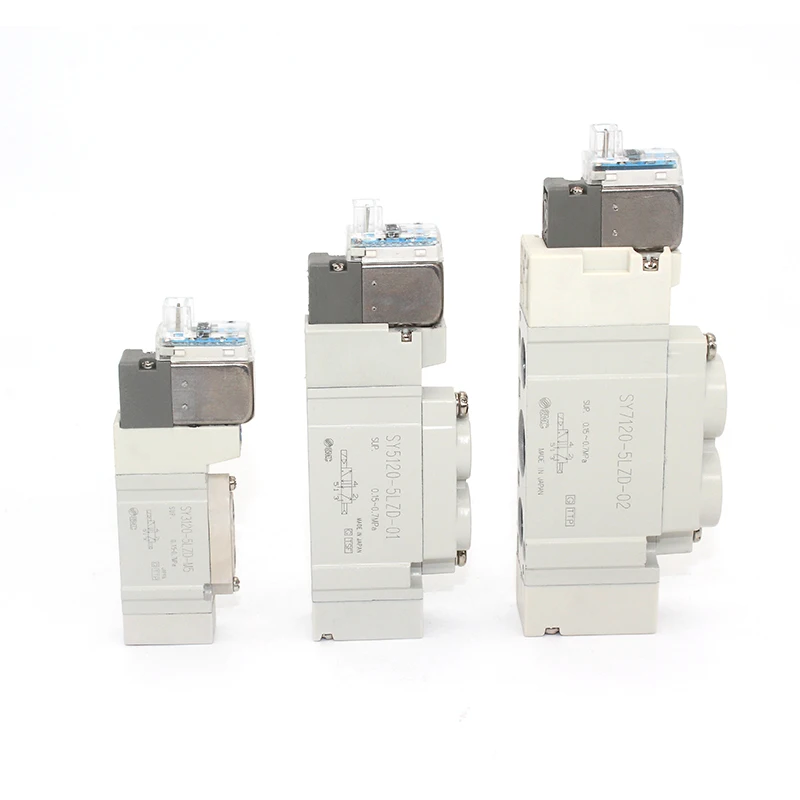 SY5140-5LZ SY5140-5LZD SY5140-5LZE SY5140-5LD 5 Port Solenoid Valve Body ported/Single Unit SMC NEW